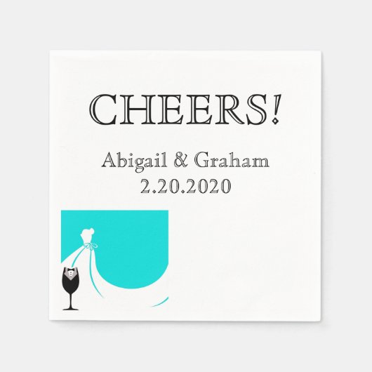 Wedding Napkins Servetten (Voorkant)