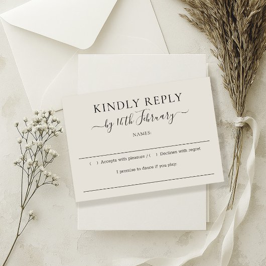 Wedding Neutral Cream vriendelijk antwoord