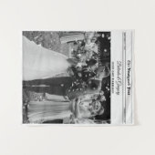 Wedding Newspaper Fun Photo Photobooth Backdrop Wandkleed (Voorkant (horizontaal))