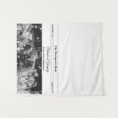 Wedding Newspaper Fun Photo Table Runner Sign Wandkleed (Voorkant (horizontaal))