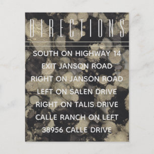 Wedding nodigt visitekaartjes voor Gold N Black ui