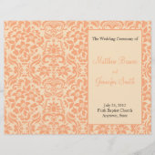 Wedding Order of Service and Ceremony Program (Voorkant)