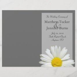 Wedding Order of Service and Ceremony Program