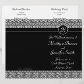 Wedding Order of Service and Ceremony Program (Voorkant / Achterkant)