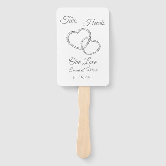 Wedding Paddle Fan Handwaaier (Voorkant)