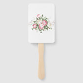 Wedding Paddle Fan Handwaaier (Achterkant)