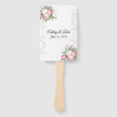 Wedding Paddle Fan Handwaaier (Voorkant)