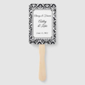 Wedding Paddle Fan Handwaaier (Achterkant)