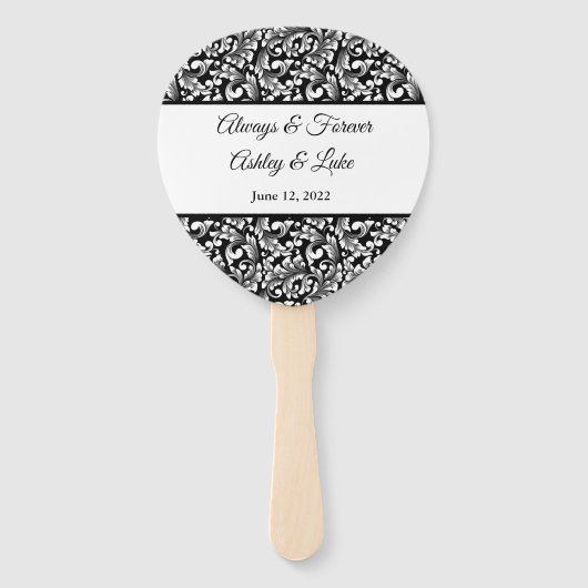 Wedding Paddle Fan Handwaaier (Voorkant)