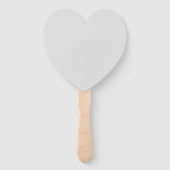 Wedding Paddle Fan Handwaaier (Achterkant)