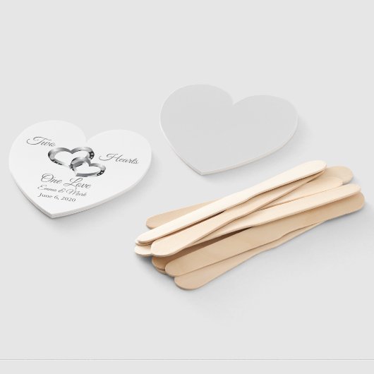 Wedding Paddle Fan Handwaaier (Niet-gemonteerd)