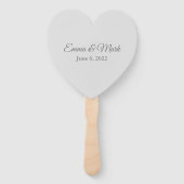 Wedding Paddle Fan Handwaaier (Achterkant)