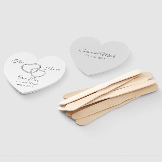 Wedding Paddle Fan Handwaaier (Niet-gemonteerd)