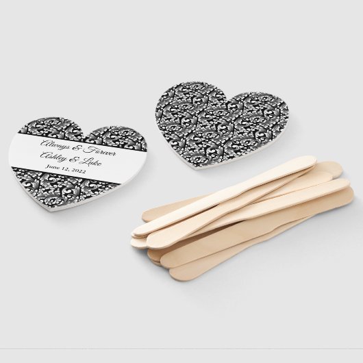 Wedding Paddle Fan Handwaaier (Niet-gemonteerd)