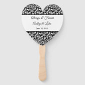Wedding Paddle Fan Handwaaier (Voorkant)