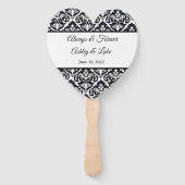 Wedding Paddle Fan Handwaaier (Voorkant)