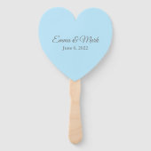 Wedding Paddle Fan Handwaaier (Achterkant)