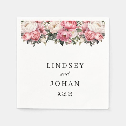 Wedding Paper Napkins Servet (Voorkant)