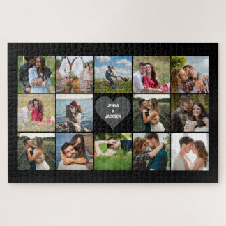 Wedding Photo Collage Legpuzzel