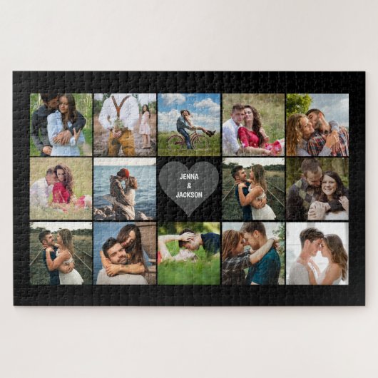 Wedding Photo Collage Legpuzzel (Horizontaal)