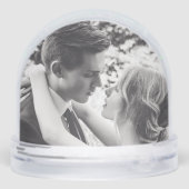 WEDDING PHOTO CUSTOM SNOW GLOBE (Arrière)