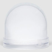 WEDDING PHOTO CUSTOM SNOW GLOBE SNEEUWBOL (Achterkant)