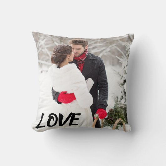 Wedding Photo Pillow Kussen (Voorkant)