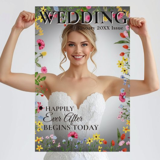 Wedding Photo Prop - Fun Magazine Cover 