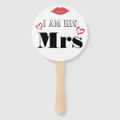 Wedding Photo Prop... ik ben zijn Mrs. Handwaaier (Achterkant)