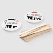 Wedding Photo Prop... ik ben zijn Mrs. Handwaaier (Niet-gemonteerd)