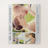 Wedding Photo Shoot Collage | Drie Afbeeldingen Legpuzzel (Verticaal)