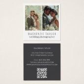 Wedding Photographer 2 Photo Personalized QR Code (Devant & derrière)
