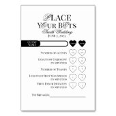 Wedding Plaats uw beste bewerkbare Sjabloon Kaart (Voorkant)