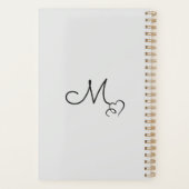 Wedding planner aquarelle (Dos)