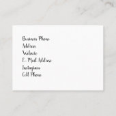 Wedding planner carte de visite ou autre utilisati (Dos)