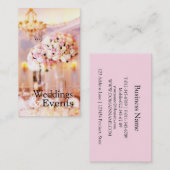 Wedding Planner. Catering. Weddenschappen Visitekaartje (Voorkant / Achterkant)