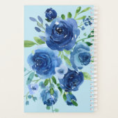 Wedding planner client Floral moderne bleu marine (Dos)