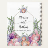 Wedding planner d'aquarelle exotique tropicale Pro (Dos)