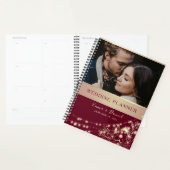 Wedding planner de photos florales de Bourgogne (Devant avec enveloppe)