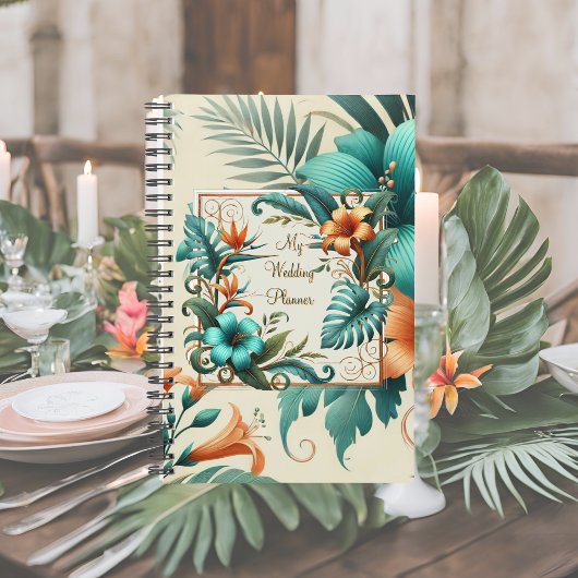 Wedding planner d'irdescence tropicale