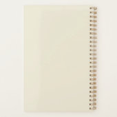 Wedding planner Elegant Chic Aquarelle Gold Frame (Dos)