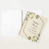 Wedding Planner Elegant Chic Waterverf Gold Lijst (Display)