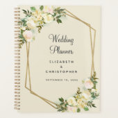 Wedding Planner Elegant Chic Waterverf Gold Lijst (Voorkant)