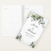Wedding planner Eucalyptus (Devant avec enveloppe)