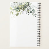 Wedding planner Eucalyptus Green Watercolor (Dos)