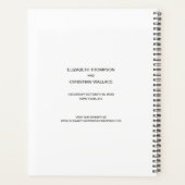 Wedding planner fiançailles photo collage (Dos)