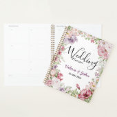 Wedding planner Floral du jardin anglais (Devant avec enveloppe)