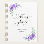 Wedding planner floral Lavender Lilac  (Devant)