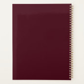 Wedding planner floral rustique (Dos)