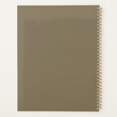 Wedding planner floral rustique (Dos)